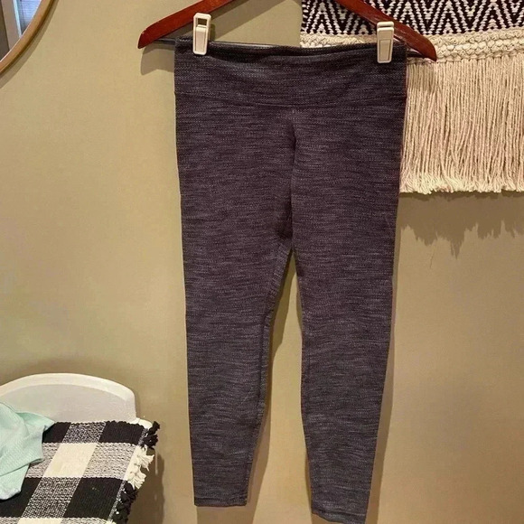 LULULEMON WUNDER UNDER III LOW RISE 28” LEGGINGS COCO PIQUE BLACK WHITE … - Picture 6 of 7